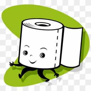 Toilet Training - Toilet Paper Toss Sign Clipart