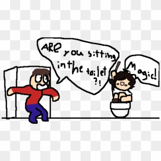 Are You Sitting In The Toilet Madeline - Cartoon Clipart