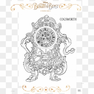 Beauty And The Beast Coloring Page- - Belle Emma Watson Coloring Pages Clipart