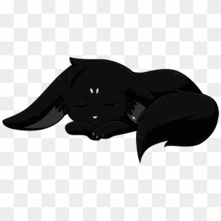 Player Points - - Anime Wolf Pup Sleeping Clipart