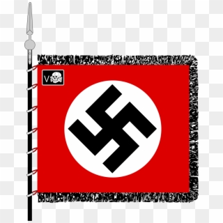 Ss Totenkopf Sturmbannfahne - Germany Flag 1930 1940 Clipart
