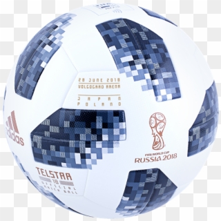 Adidas Telstar 18 World Cup Official Match Soccer Ball - Official Soccer Ball World Cup 2018 Clipart