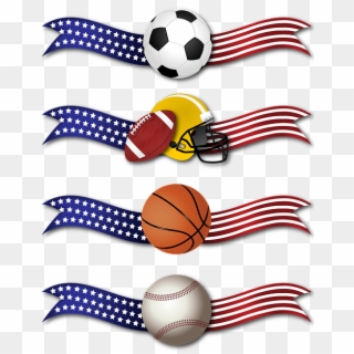 Banner, Sports, Ribbon, Soccer, Football, Basketball - Banner De Beisbol Png Clipart