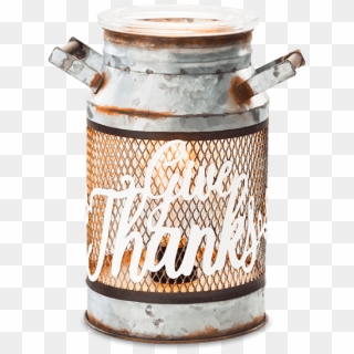 Scentsy Give Thanks Milk Can Warmer - Scentsy Give Thanks Milk Can Clipart