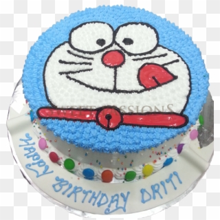 Doreamon Face Shape - Birthday Cake Clipart
