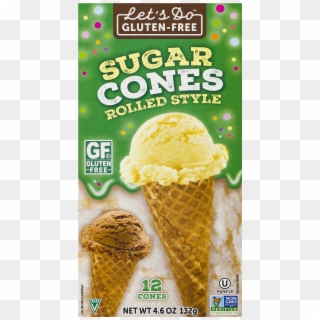 Gluten Free Sugar Cones - Gluten Free Ice Cream Cones Clipart