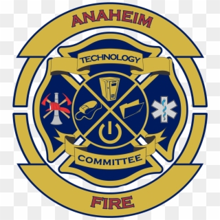 Another Version Of The Fire Department Technology Logo - Emblem Clipart