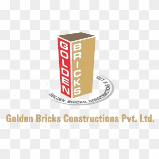 Golden Bricks Contructions - Graphic Design Clipart