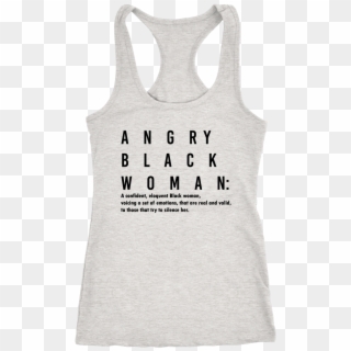 Angry Black Woman Tank - T-shirt Clipart