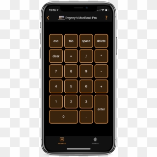 Remote Pad Numbers - Smartphone Clipart