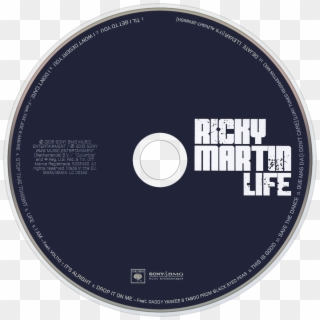 Ricky Martin Life Cd Disc Image - Duffy Rockferry Clipart