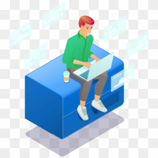 Check It Out - Sitting Clipart