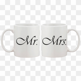 Cute Mr And Mrs Couple Mugs - Beaute Mori Clipart