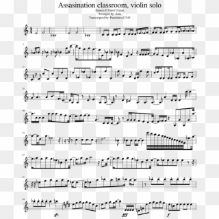 Assasination Classroom, Violin Solo - Big Time Rush Trumpet Clipart