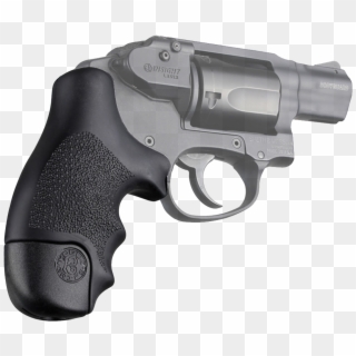 Hogue 60020 Tamer With Finger Grooves Grip S&w Centennial - Revolver Clipart