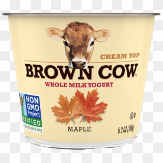 Brown Cow Cream Top Small Cup Yogurt Offer - Brown Cow Yogurt Plain Clipart