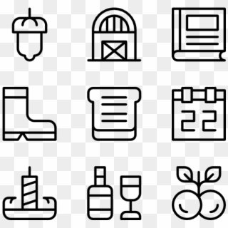 Thanksgiving Day - Manufacture Icon Clipart