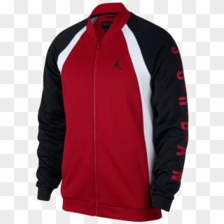 Nike $80 Air Jordan Jumpman Track Jacket Red/black - Jump Man Jacket Clipart