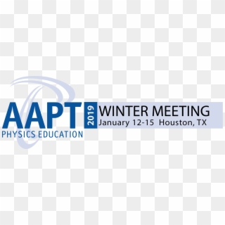 Aapt Winter Meeting 2019 In Houston, - American Association Of Physics Teachers Clipart