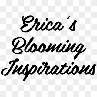Erica's Blooming Inspirations - Belinda Font Free Download Clipart