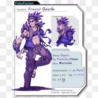 Pokepocket-armand Gauche By Darksilvania - Cartoon Clipart