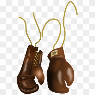 Ko Seen In Pacquiao's Fight With Matthysse - Old Boxing Glove Png Clipart
