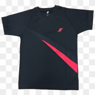 Speed Ts Noir Rouge Homme - Active Shirt Clipart