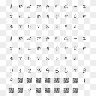 Font Characters - Algebra Clipart