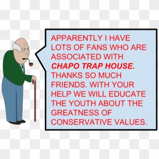 Jewish Conservative Grandpa - Cartoon Clipart
