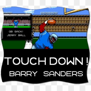 100 Yard Passes Are Not As Impossible As They Should - Tecmo Super Bowl Touchdown Clipart