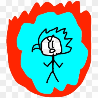 Super Sayian Blue Kaioken Clipart