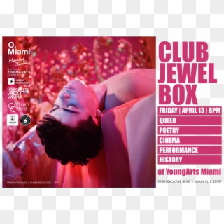 Club Jewel Box Promo - James Bidgood Pink Narcissus Clipart