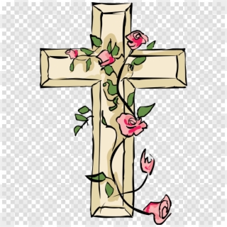 Beautiful Easter, Flower, Cross, Transparent Png Image - Good Friday Clipart