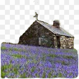 #sticker #church #stonehouse #flowers #cross #landscape - Hyacinth Clipart