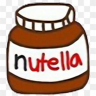 #nutella #chocolate #chibi #cute #kawaii #jar #tumblr - Stickers Tumblr Nutella Clipart