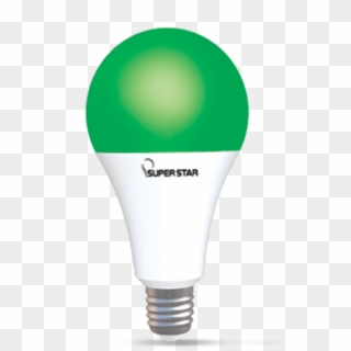 Ac Color Led 9w Green E27 - Incandescent Light Bulb Clipart