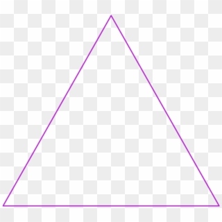 #edits #shapes #triangle #purple #sticker - Triangle Clipart