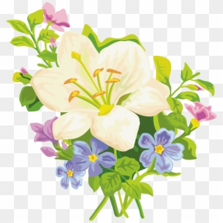 Banner Royalty Free Belladonna Flower Easter Clip Art - Clip Art Easter Lily - Png Download
