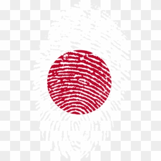 Japan Flag Fingerprint Country Png Image - Thailand Flag Fingerprint Transparent Clipart