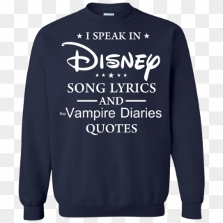 I Speak In Disney Song Lyrics And The Vampire Diaries - Disney Clipart