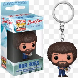 The - Bob Ross Funko Pop Keychain Clipart
