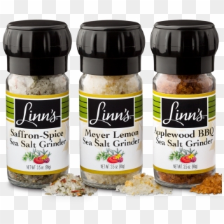 Linn's Flavored Sea Salt Grinders - Grated Parmesan Clipart