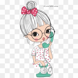 Cute Dolls, Girl Clipart, Cute Illustration - Ilustracion Muñecas Fashion - Png Download