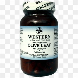 Olive Leaf Full Spectrum Herbal Supplement From Western - Health Clipart