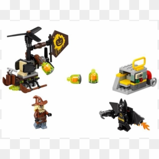 Lego Scarecrow Fearful Face Off Clipart