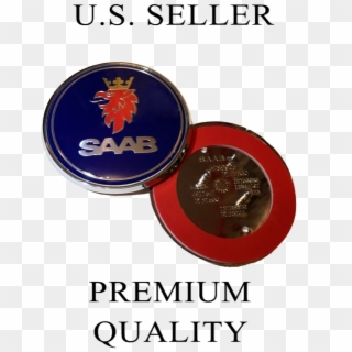 Saab 9 3 9 5 Front Hood Emblem Badge 68mm - Coin Clipart