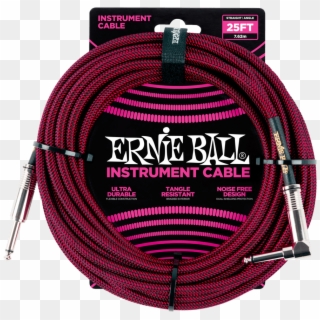 Braided Cables - Ernie Ball Cable 10ft Clipart