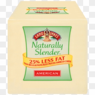 Cheese Block Naturally Slender 25 Percent Less Fat - Land O'lakes Clipart