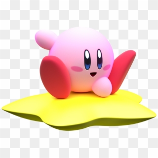 A Classic Kirby Video Trifecta - Kirby Riding Warp Star Clipart