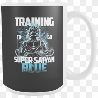Goku Training To Go Super Saiyan Blue - Coffee Cup Clipart